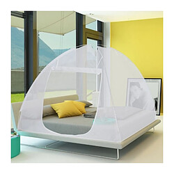 Idmarket Moustiquaire dôme pop-up grandes dimensions 195x180 cm mobile pour