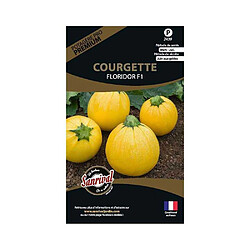 Sanrival Graines potagères premium courgette Ronde jaune Floridor