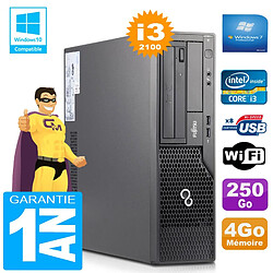 PC Fujitsu Esprimo E500 E85+ SFF Core I3-2100 RAM 4Go Disque 250 Go Wifi W7 - Occasion