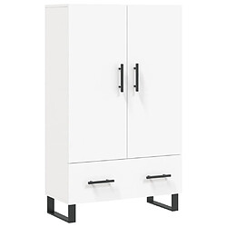 Maison Chic Buffet,Meuble de Rangement,commode pour salon,Cuisine blanc 69,5x31x115 cm bois d'ingénierie -MN25445