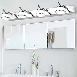 Acheter Universal Applique murale 12W LED Miroir de salle de bains Intérieur Chambre Commode Lampe de table en acier inoxydable Moderne LED Imperméable Tube Lampe Éclairage mural | LED Intérieur Applique murale (lumière blanche)