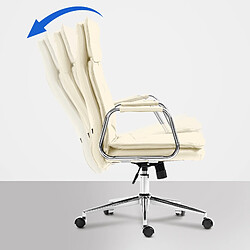 Acheter Non Chaise de bureau Sotira cuir véritable