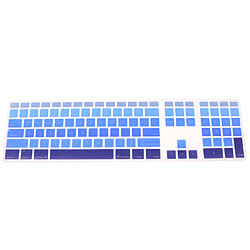 ordinateur portable clavier protecteur film pour imac filaire clavier USB a1243 dégradé bleu