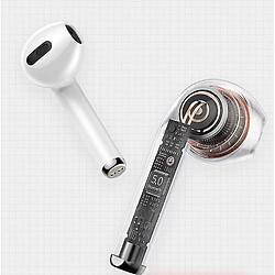 Acheter Universal Ecouteurs Boîtier de recharge sans fil Ecouteurs Bouchons d'oreilles stéréo Mini écouteurs avec microphone (blanc)