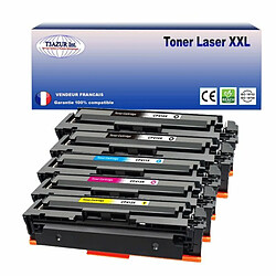 T3AZUR - Lot de 5 Toners compatibles avec Canon 046H pour Canon MF-732Cdw, MF-734Cdw, MF-735Cx (Noir+Couleur) 