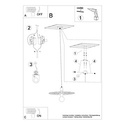 Acheter Thoro Lighting Lampe suspendue SIRKEL 45 noir