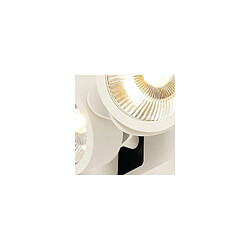 Slv KALU LED 3 applique plafonnier, blanc noir, LED 47W, 3000K, 60°