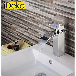 iDeko® Robinet salle de bain Mitigeur lavabo cascade & Flexible