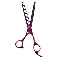 dents ciseaux fishbone animaux de compagnie toilettage ciseaux salon coiffure violet