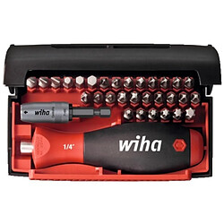 Wiha Coffret dembouts de vissage 32 pièces fendu, Philips, Pozidriv, Torx, 6 pans - Collector