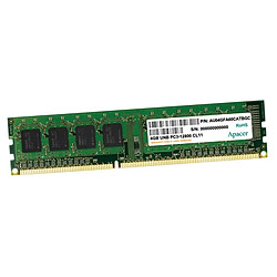 4Go RAM Apacer AU04GFA60CATBGC DIMM DDR3 PC3-12800U 1600Mhz 1.5v 240-Pin CL11 - Occasion