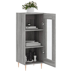 Acheter Maison Chic Buffet,Meuble de Rangement,commode pour salon,Cuisine Sonoma gris 34,5x34x90 cm Bois d'ingénierie -MN34526