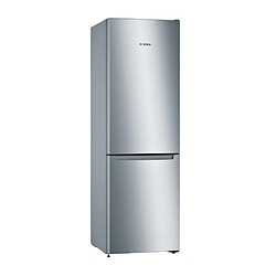 Réfrigérateur combiné 60cm 302l nofrost inox - kgn36nlea - BOSCH 