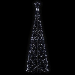 Avis vidaXL Arbre de Noël cône 500 LED Blanc froid 100x300 cm