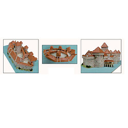 Aedes Maquette en céramique : Château de Chillon, Veytaux, Suisse