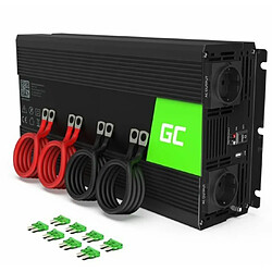 Green Cell INV10 adaptateur de puissance & onduleur Auto 2000 W Noir