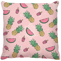 Alter Coussin avec impression numérique, 100% Made in Italy, Coussin de canapé décoratif, amovible et lavable, Modèle Jericho, cm 40x40x5