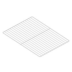 Grille Rilsan 530 x 650 mm pour Armoire Réfrigérée - Dalmec