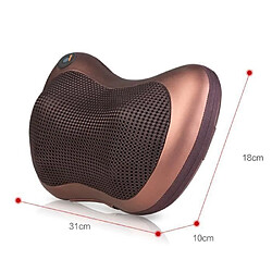 Acheter Coussin massage chauffant, massant bien etre shiatsu avec 6 rouleaux, pétrissage dos cou corp, Relax appareil de massage