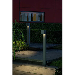 Lumière Poteau court extérieur moderne 8W Borne haute puissance LED Anthracite Faisceau réglable IP54