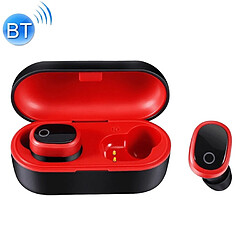 Wewoo Écouteur Bluetooth DT-6 IPX étanche 5.0 sans fil avec boîte de charge magnétique 400mAhappel de soutien rouge 