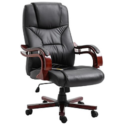 Maison Chic Chaise Gaming | Chaise de bureau Ergonomique Fauteuil Noir Similicuir -GKD14342