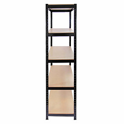 Avis Monstershop Monster Racking Rayonnage T-Rax en Acier Sans Boulons Noir 90cm x 45cm x 180cm