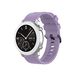 Wewoo Bracelet pour montre connectée de remplacement de Smartwatch en silicone Amazfit GTRtaille 20 mm violet clair