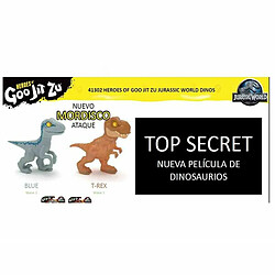 Figurines d’action Jurassic World Jit Zu Élastique 2 Pièces 