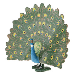 Simulation modèle animal Peacock LifeLike pour les accessoires de jardin Miniature jardin pas cher