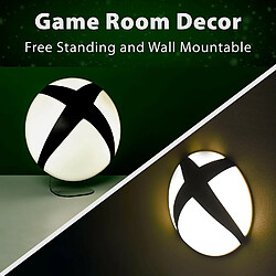 Paladone Lampe à led XBOX - Icône 3D Veilleuse USB ou piles - Logo Xbox - Plastique ABS