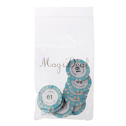 MagiDeal PP Clay Casino Poker Chips Mahjong Board Game Comptoirs 10 Dollar