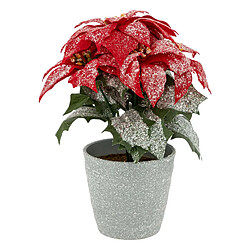 Atmosphera, Createur D'Interieur Poinsettia artificiel en pot - H. 22 cm