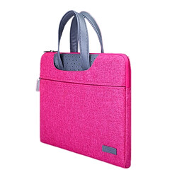 Acheter Wewoo Sacoche pour ordinateur portable Magenta MacBook, Lenovo et autres ordinateurs portables, Taille interne: 31.0x21.5x3.0cm 13.3 pouces Business Series Exquisite Zipper Handheld Laptop Bag avec bloc d'alimentation indépendant