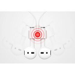 Shop Story Sangle Magnétique Aimanté Anti-Perte pour Écouteurs sans-Fil Apple Airpods TWS i7s - Couleur Blanc pas cher