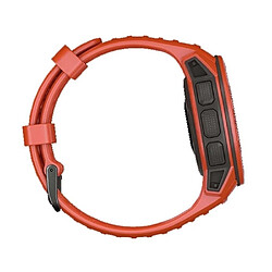 Acheter Wewoo Bracelet pour montre connectée Dragonne de remplacement en silicone Garmin Instinct 22mm rouge corail