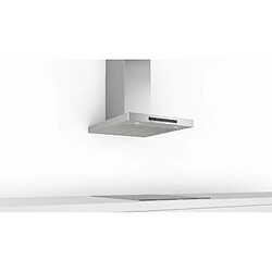 Hotte décorative murale 60cm 60db 580m3/h inox - dwb66im50 - BOSCH pas cher