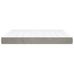 Avis vidaXL Matelas de lit à ressorts ensachés 160x210x20 cm velours