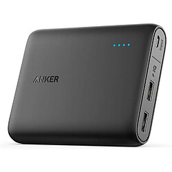 Anker PowerCore 13000mAh Batterie Externe 2 Ports USB Power bank avec Technologies PowerIQ & VoltageBoost - Batterie Externe Compacte pour iPhone, Samsung Galaxy et plus 