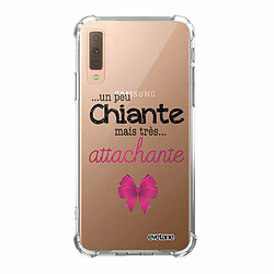 Evetane Coque Samsung Galaxy A7 2018 silicone anti-choc souple angles renforcés transparente