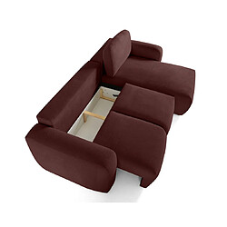 Avis Lisa Design Sorrente - canapé d'angle réversible - convertible avec coffre - 4 places - en tissu texturé