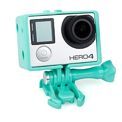 Wewoo Cadre de protection vert pour GoPro Hero 4 / 3+ / 3 Boîtier BacPac Frame Mount 