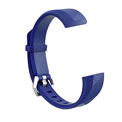 Wewoo Bracelet pour montre connectée Dragonne en Sergé de Silicone Enfants FITBIT ACE Bleu 