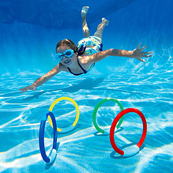 Provence Outillage Jeu d'anneaux INTEX pour piscine les 4 pièces 