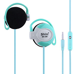 Acheter GUPBOO docooler SHINI SN-360 Filaire Stéréo Casque Oreille Crochet Casque 3.5mm Prise Gaming Sport Casque avec Micro pour Téléphone Garage