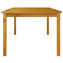 Avis vidaXL Table de jardin 200x100x74 cm Bois d'acacia solide