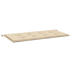 Maison Chic Coussin Confort | pouf | Coussin de banc de jardin beige 100x50x3 cm tissu oxford -GKD21574