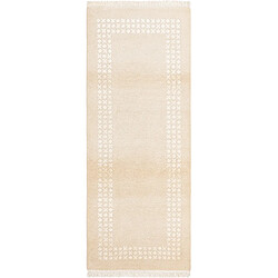 Vidal Tapis de laine 203x79 brun Darya