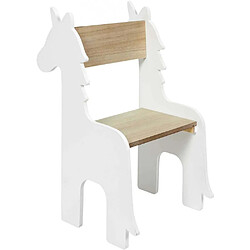 The Home Deco Kids Chaise enfant en bois Animal Licorne.