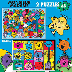 Educa Borras Puzzle 2 x 48 Monsieur madame